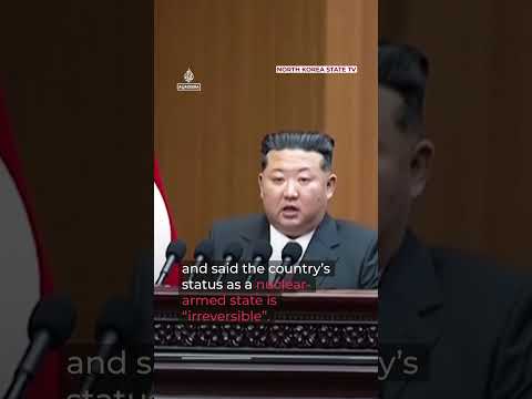 Kim Jong Un says North Korea will never give up on nuclear weapons