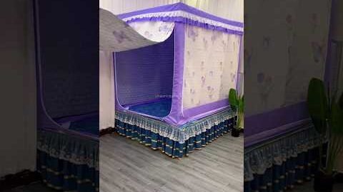 Amazing Mosquito Net Bed 🛏️ #mosquitonet#viralfevermosquitonet#smartkitchengadgets