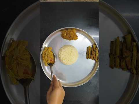 #shorts😋#desi non veg lunch thali for husband #youtubeshorts#lunchbox#bhajanthali#ytshorts#viral