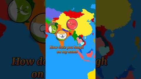 India’s new name reaction of countries #youtubeshorts #viral #countryballs #instatreat