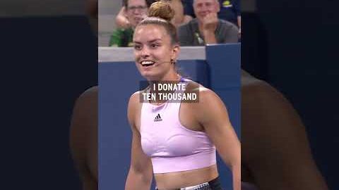 Fan PROPOSES to Maria Sakkari! đ