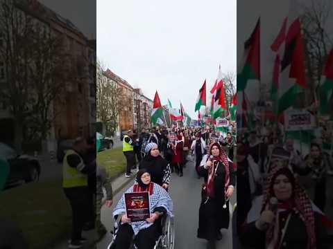 Powerful Voices for Palestine: Crowds Chant La ilaha illallah’ Worldwide #islamic#usa#uknews #shorts
