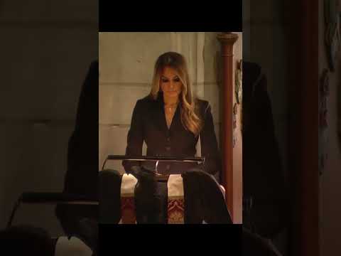 Huge fart at Melania Trumps eulogy speech 😭 #viral