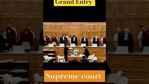 “Grand Entry” #shorts #shortfeed #azeemoshanshahenshahdjstatus #judiciary #law #viral #advocate