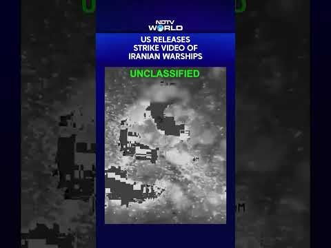 US And Iran War Latest News | US Releases Strike Video Of Iranian Warships Amid Escalating Iran War