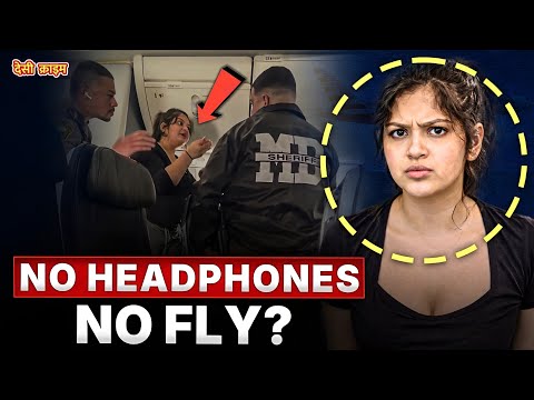 “Headphones Nahi? Flight Se Nikal Diya! 😱 | American Airlines”