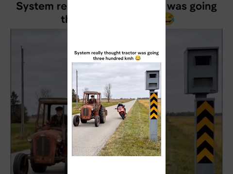 System really thought tractor was going three hundred km/h😂#shorts #tractorindia #tractorking