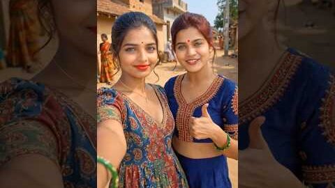 Real Desi Village Girl 😍 | Gujarati Gaam Ni Life Vlog #Shorts #Viral”
