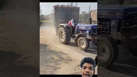 Farmtrac 60 Power 💪 Desi Tractor Ka Dum | Full Power Test #shorts #nishudaswal