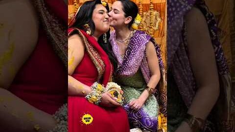 Hania Aamir at Her Best Friend’s Mehndi – Full Desi Vibes 💛✨ #shorts #haniaamir #mehndi #wedding