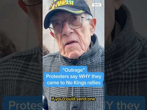 “Outrage”: Protesters say WHY they came to No Kings rallies