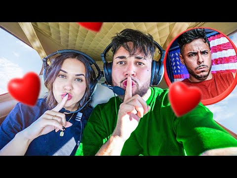 PEGUEI O AVIÃO DO RENATO ESCONDIDO JUNTO COM A DESI ❤️😍!!