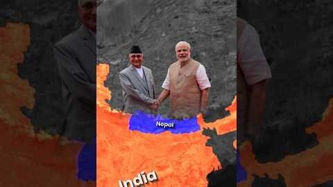 Why India and Nepal Look Similar#shorts #trendingshorts #geographyfacts #viralvideo #1millionviews