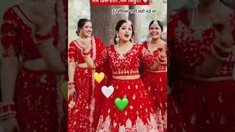 gidha R nait new song, punjabi girls dance, viral shorts, beautiful girls