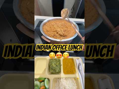 Desi Lunch Thali 😋 Dal Chawal + Palak Paneer 🤤 #food #foodie #minivlog #shorts #viral