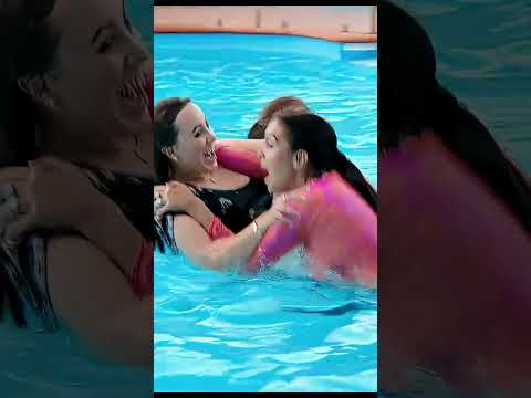 Why did Georgina push her sister into the water? #viral #youtubeshorts #shortsfeed #ytshorts