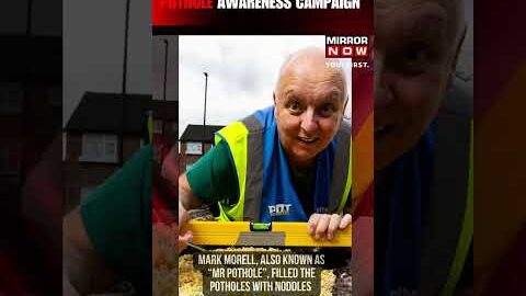 UK | British Man Filled Potholes With Pot Noodles To Raise Awareness | Viral News | UK roads