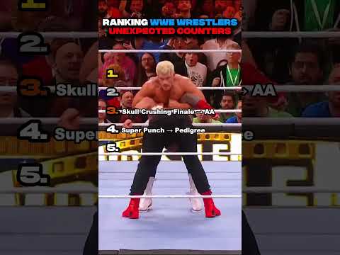 Ranking WWE Wrestlers Unexpected Counters Pt12