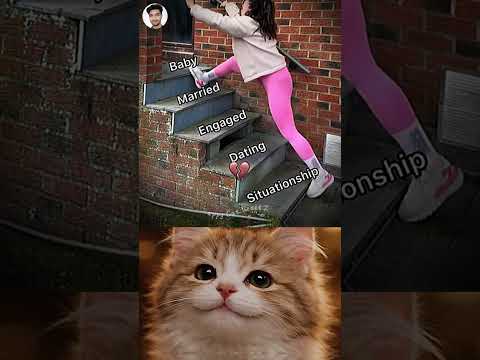 She Skipped Love Levels Like a Pro 😳😅 #funny #memes #cat #trending