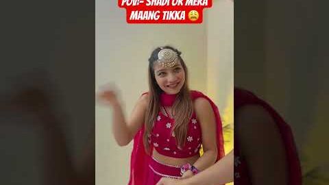 Girls And Their Maang Tikka in Every Function 😫 | Relatable??