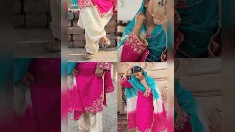 comment your favourite suit design 💕 #kaurdesigner #punjabisong #patialabutiquedesigns #fashion#desi