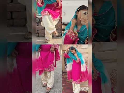 comment your favourite suit design 💕 #kaurdesigner #punjabisong #patialabutiquedesigns #fashion#desi
