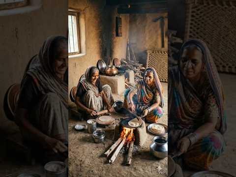 ચુલા પરની ગરમાગરમ રોટલી 🌾🔥 #desi #farming #desijugaad #agriculture #viral