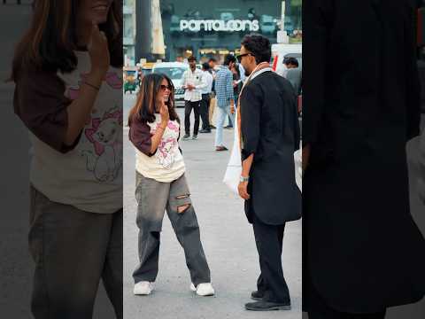 Girl Reaction For Desi Look😎💯 #gav #village #desi #publicreaction #villagelife