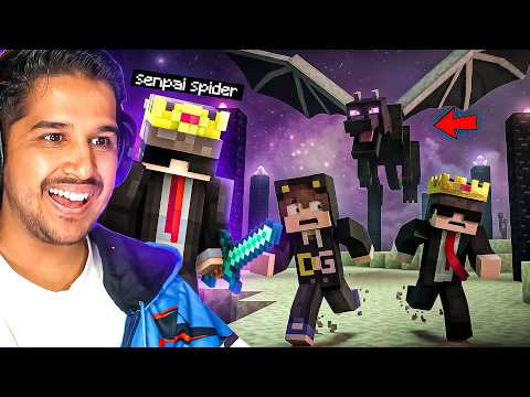 AmitBhai Beat Minecraft With @SenpaiSpider 😍🔥  NEW SMP ?