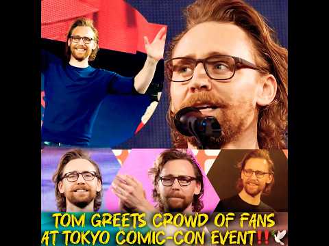 TOM GREETS CROWD OF FANS AT TOKYO COMIC-CON EVENT‼️🕊️🥰#tom #usa #uk #shorts #korea #foryou #marvel