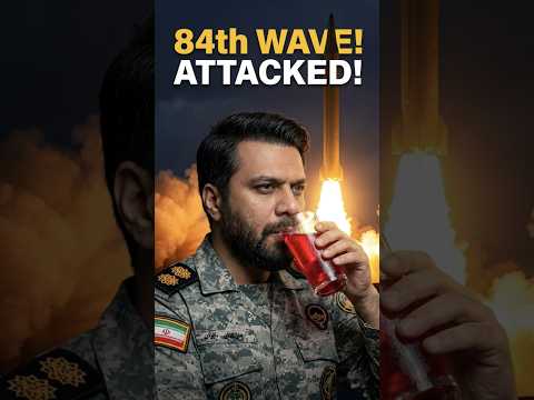 Iran 84th Wave: Massive Missile Attack on Israel & US! 🚀🇮🇷 | #Shorts #viral #trending #foryou #war
