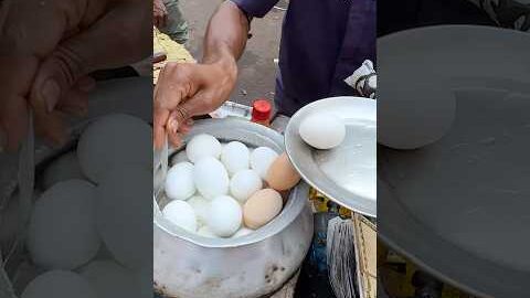 Sharabiyo Wala Desi Boiled Eggs Fry Chakna #kolkata #eggsfry #shorts