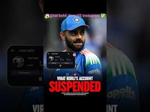 😱Virat Kohli Instagram Deactivated 😱 | Shocked Worldwide | Real Truth Revealed #viratkohli #shorts