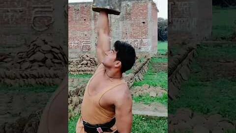 wait for end🇮🇳💪 Desi Power 50kilo ka baat ek hath se sidha kar diya 😱🔥 #trending #shorts
