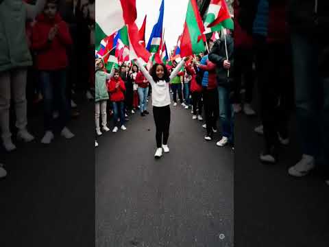 Powerful Voices for Palestine: Crowds Chant La ilaha illallah’ Worldwide #islamic#usa#uknews #shorts