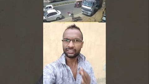 GOD SAVED THEM! 🙏 Miracle Escape vs Speeding Truck 🚛 #Shorts #RoadSafety