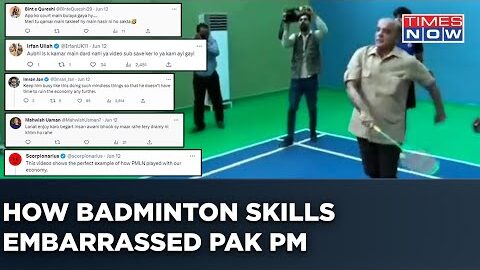 Pakistan PM Shehbaz Sharif Mocked By His Own People Over Viral Badminton Video Amid Economic Crisis