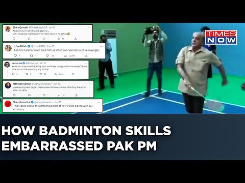 Pakistan PM Shehbaz Sharif Mocked By His Own People Over Viral Badminton Video Amid Economic Crisis