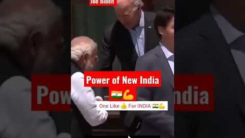 Power Of New India #biden #modi #shorts #viral ##newindia