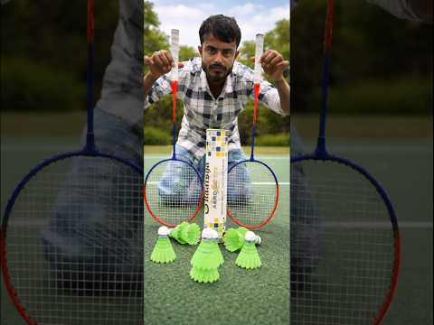 😱Desi Style Badminton Unboxing And Game Test #shortsfeed