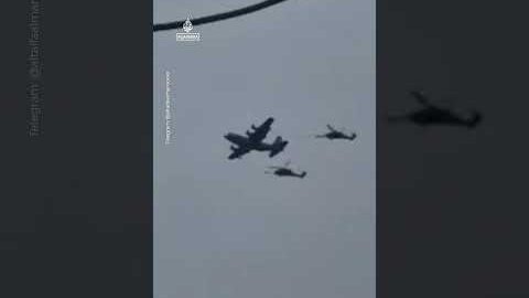 Iran release videos of US aircraft searching for pilots shot down in Iran | AJ #shorts