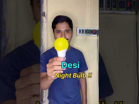 I Turned Broken Bulb Into a Desi Night Bulb 💡#shorts