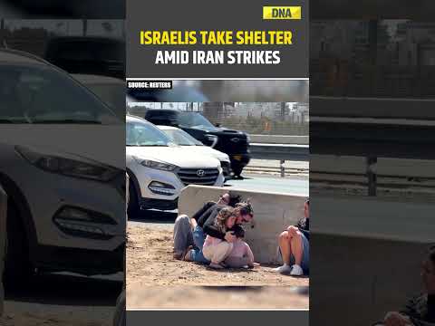 Israel-Iran War: Israelis Take Shelter As Sirens Alert Incoming Iranian Missiles | US-Iran War