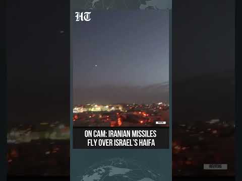 Israel-Iran War: Iranian Missiles Fly Over Israel’s Haifa, Sirens Blare Amid Rising Tensions