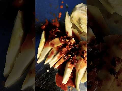 Raw mango makha #shorts #mango #spicy #viral