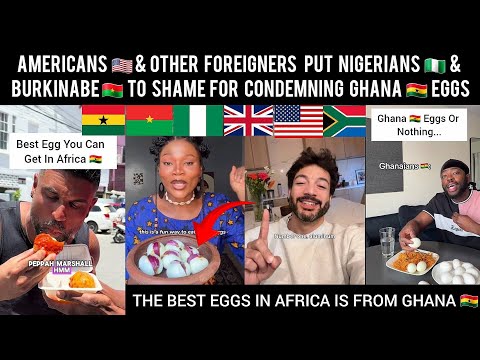Americans🇺🇸 & Others Debunked The Viral Videos Of Nigerians🇳🇬 Burkinabe🇧🇫 Condemning Ghana🇬🇭 Eggs