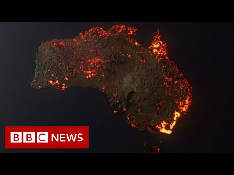 Australia fires: Misleading maps and pictures go viral  – BBC News