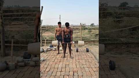 Heavy lift.📈 #desi #fitness #indianshorts #trending