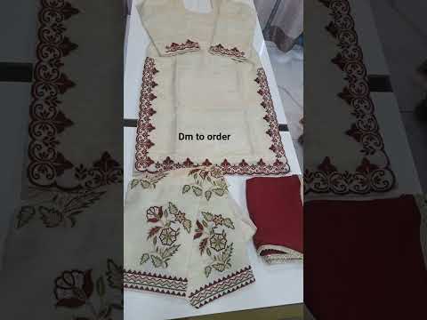 latest machine embroidery suits#shortvideo #fashiontrends #newpunjabisong #new
