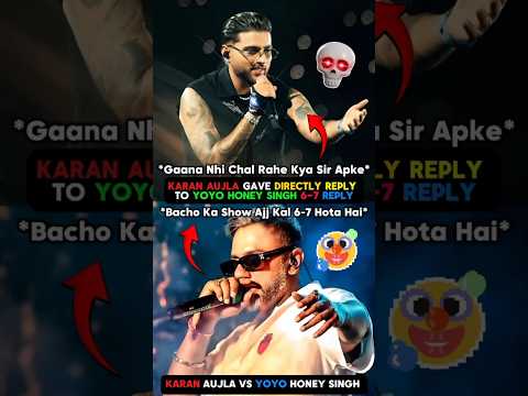 Karan Aujla Reply To Yo Yo Honey Singh 😱🤯🔥 #shorts #yoyohoneysingh #sidhumoosewala #punjabi #viral